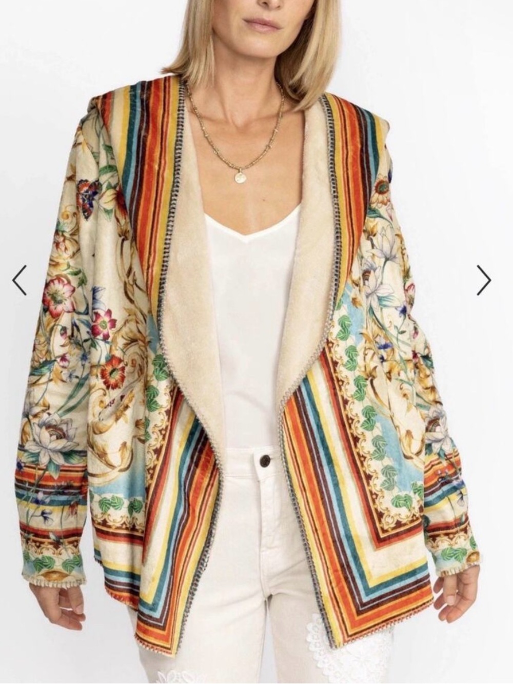 Johnny Was Felix Sherpa Jacket